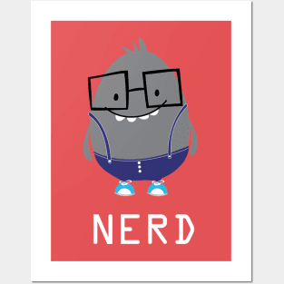 Nerd Monster Posters and Art